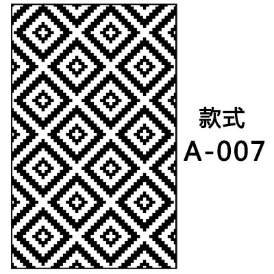 黑白時尚經典條紋水晶絨系列地毯8款