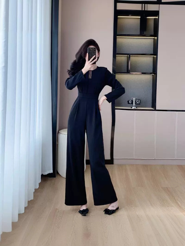 小個子套裝感氣質連身褲
