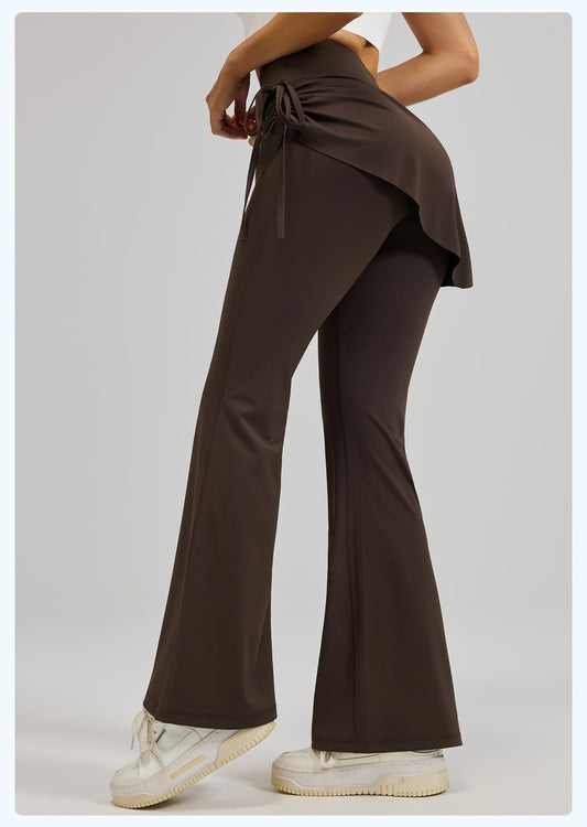 假兩件微喇提臀瑜珈褲(B款)SP1010