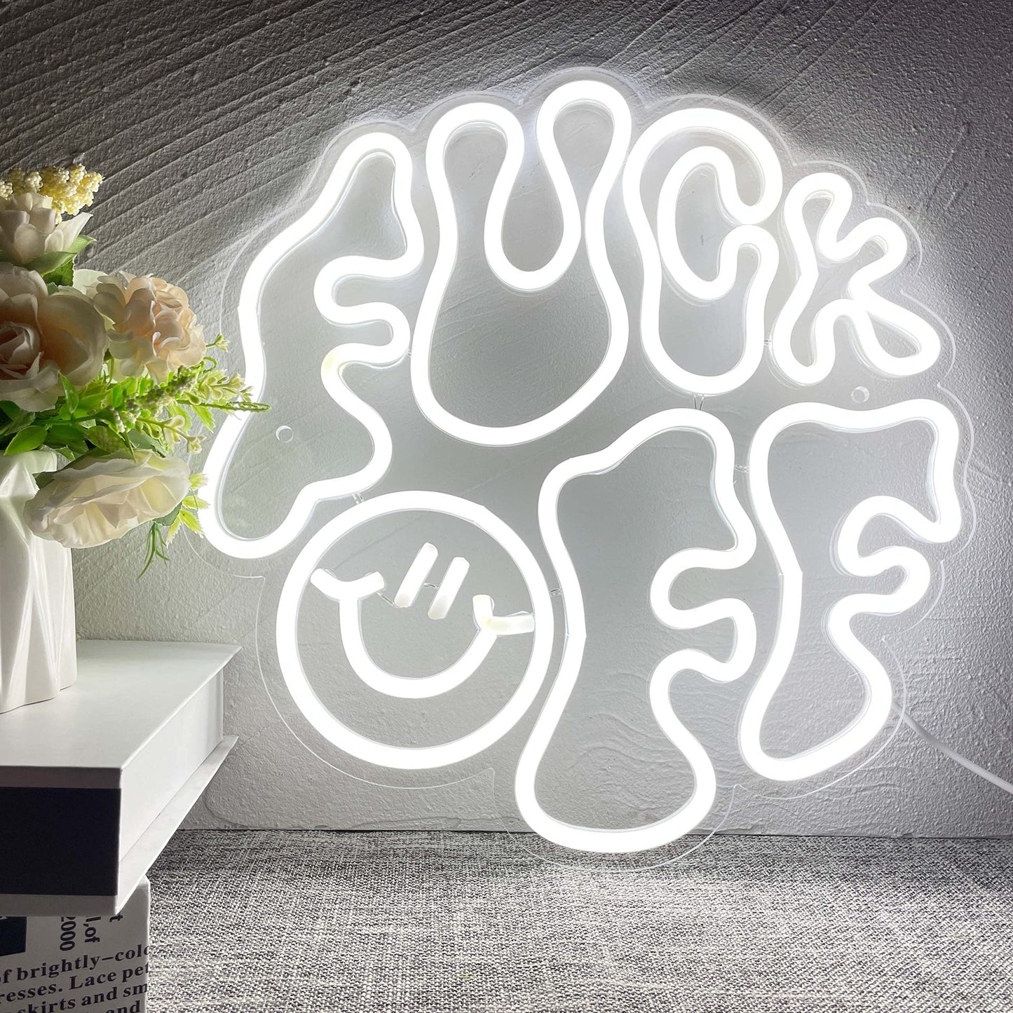 LED{Fxck off}文字系列造型燈飾