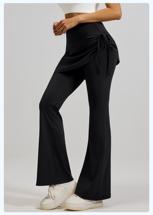 假兩件微喇提臀瑜珈褲(D款)SP1010