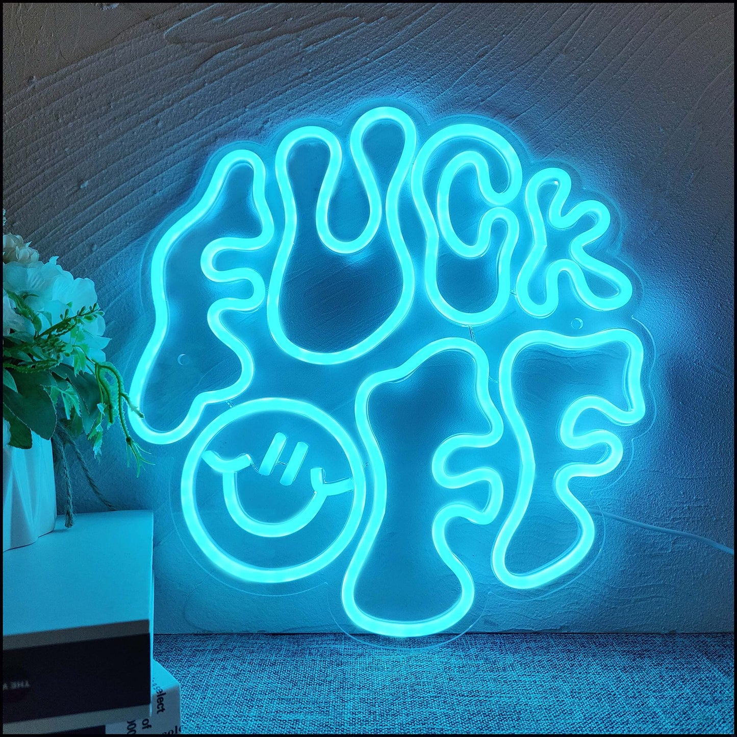 LED{Fxck off}文字系列造型燈飾