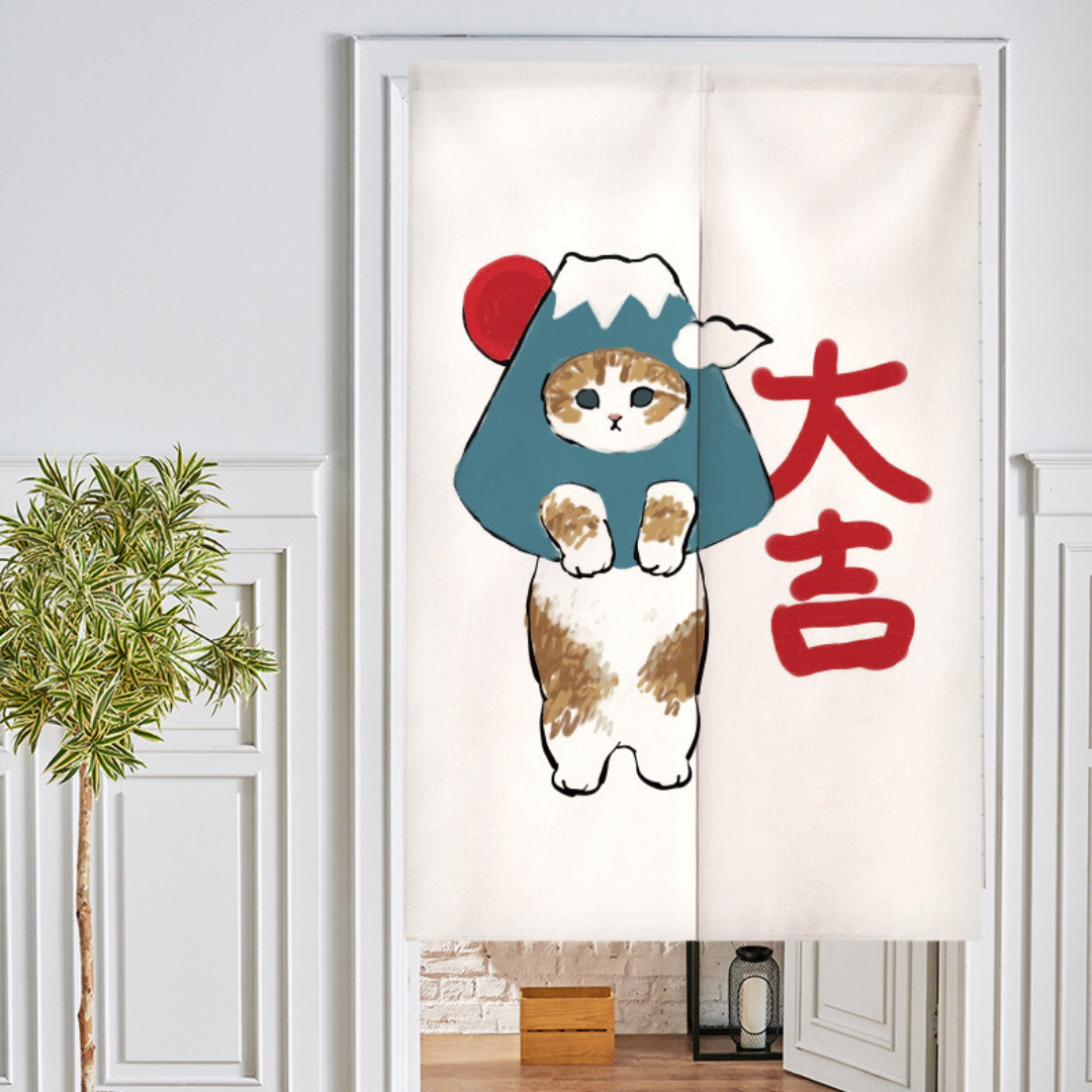 可愛貓咪系列分片式門簾(八)
