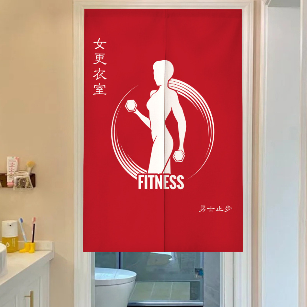 浴廁更衣室系列分片式門簾(一)