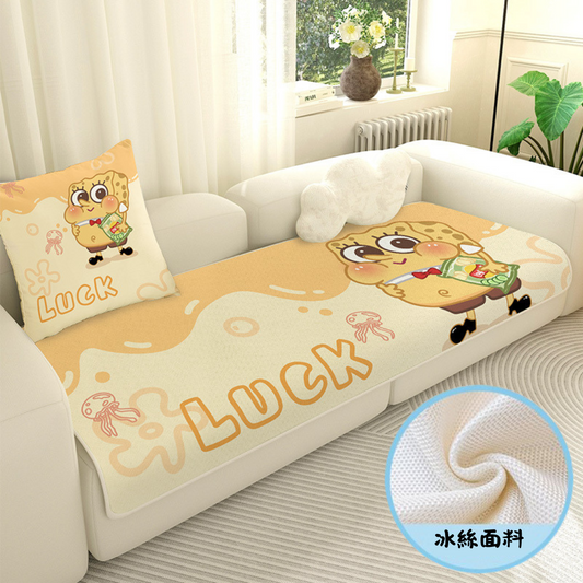 新款冰絲卡通系列沙發墊(四)