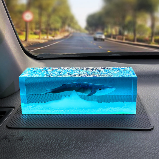 海洋鯨魚水晶樹脂造型燈