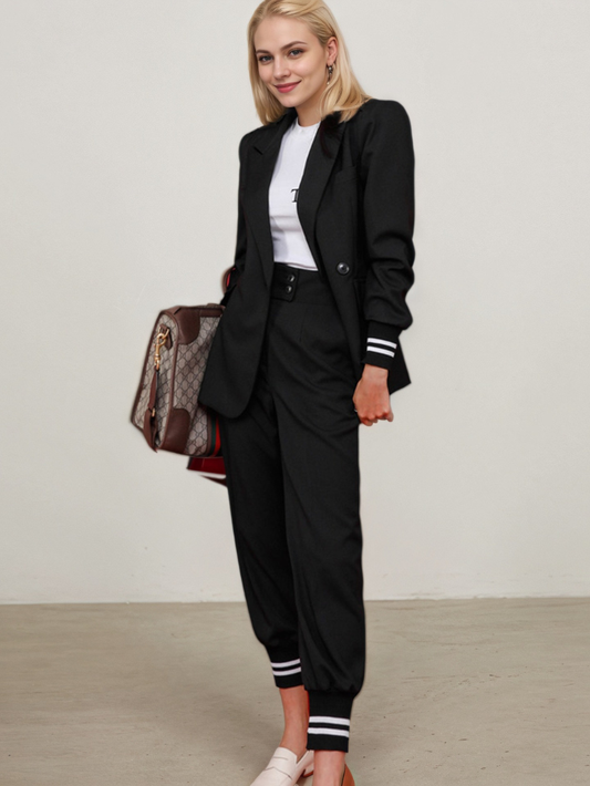 時尚韓版休閒西裝套裝CO1003