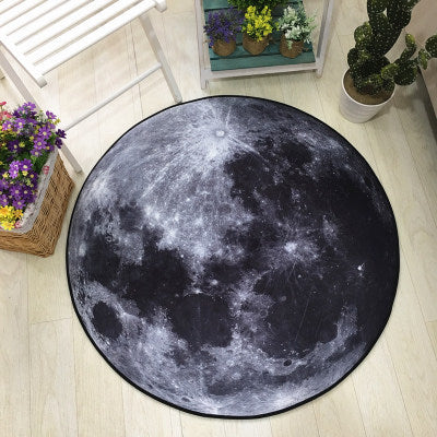 星球圓形地墊