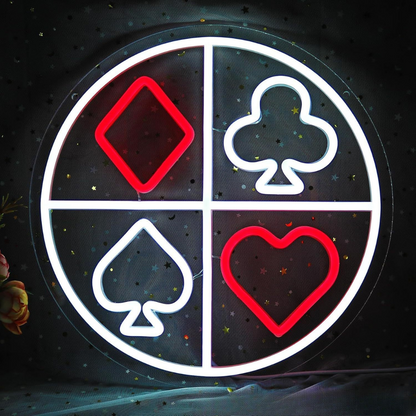 ★LED[POKER]招牌造型燈飾