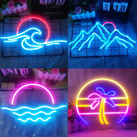 LED山海造景造型燈飾