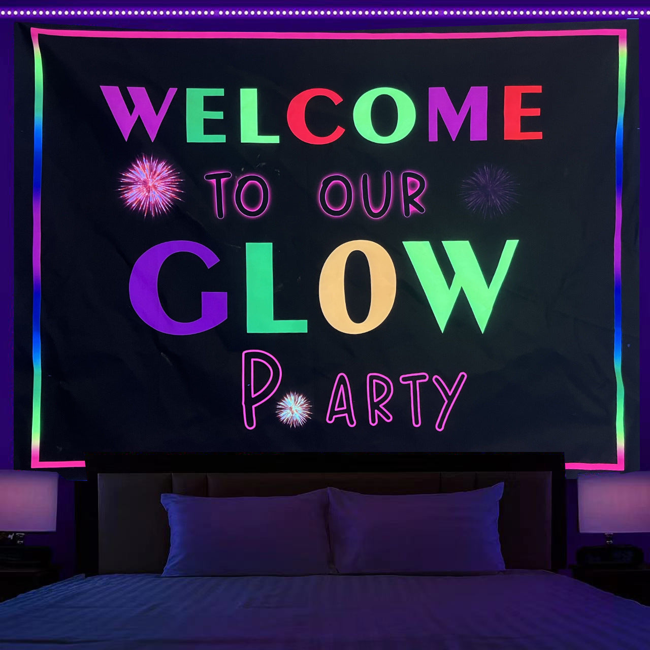 PARTY系列uv發光掛布(7款)