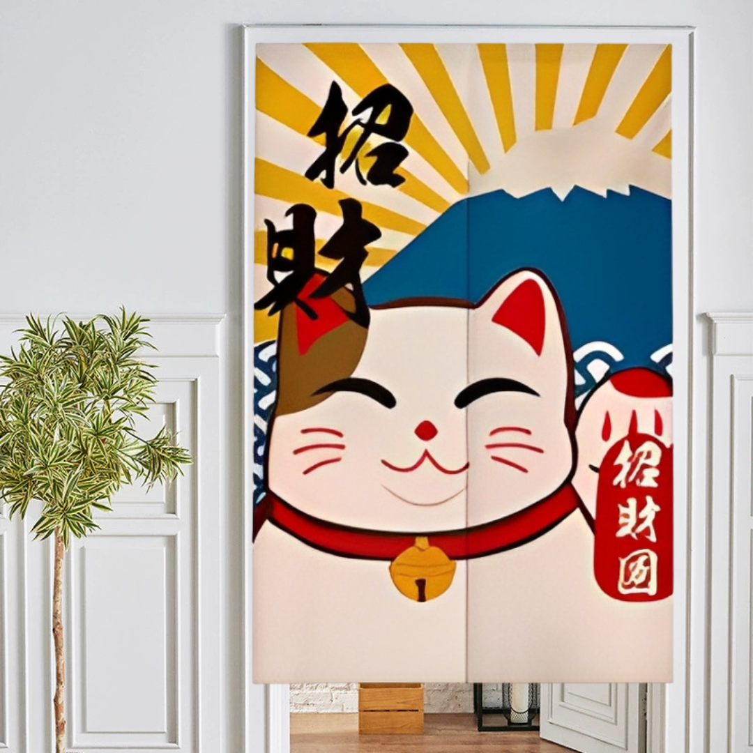 日式風格分片式門簾(五)