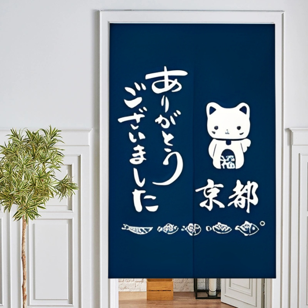 日式風格分片式門簾(三)
