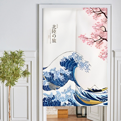 日式風格分片式門簾(四)