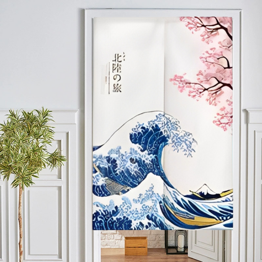 日式風格分片式門簾(四)