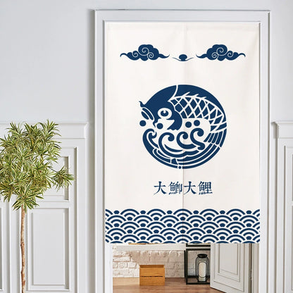 日式風格分片式門簾(一)